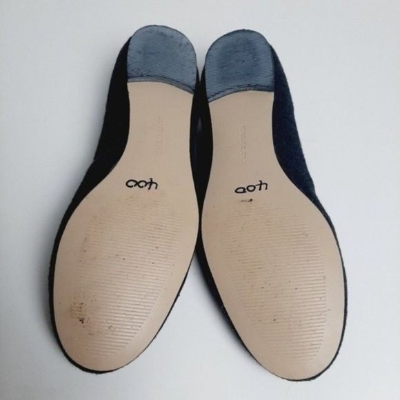 LANDS' END  Ballet Flats Felted Slip-On Shoes Dark Grey Sz 8 - Picture 11 of 11